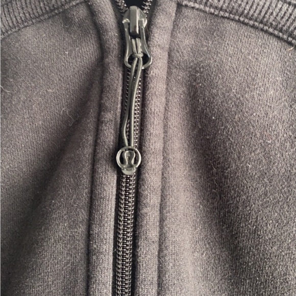 ‼️SOLD‼️Lululemon black scuba zip up hoodie - Picture 3 of 3
